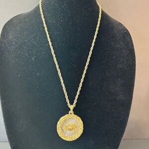 D’Orlan Vintage Astrology Necklace - Cancer Crab - Signed & Numbered